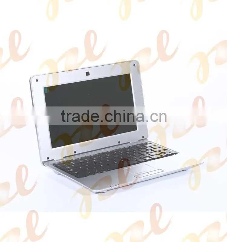 Factory price for 10" android netbook with 512/4GB, 1.5 GHZ computer laptop, mini laptop