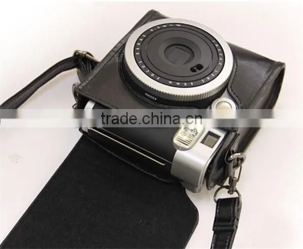 Fujifilm Instax PU leather Camera Bag With Strap For Mini90 Camera Use