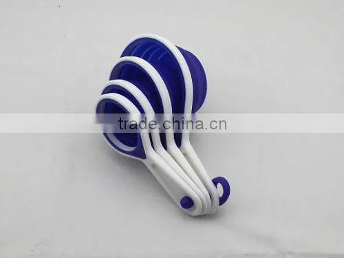 Silicone Collapsible Measuring Spoons Set of 4