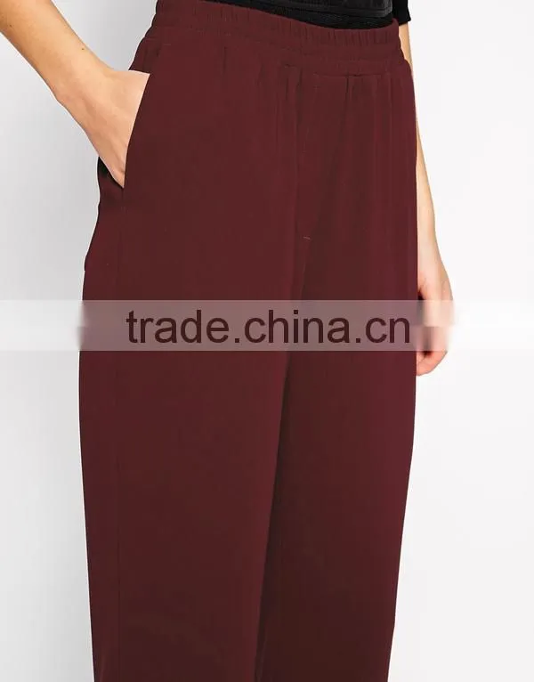 High rise waist wide legging pants