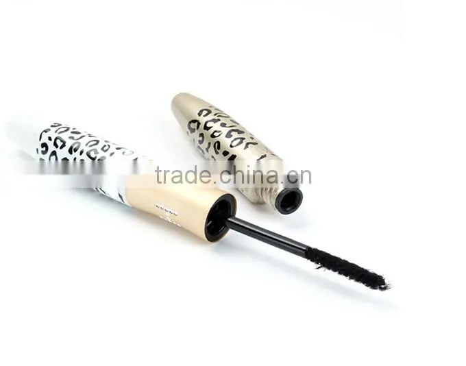 Fashion !! Natural 3D Lash Extension Eyelash Leopard Fiber Mascara