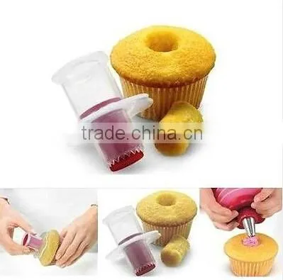 Kitchen Cupcake Muffin Pastry Cake Core Plunger Cutter Decorating Cake Divider Tools