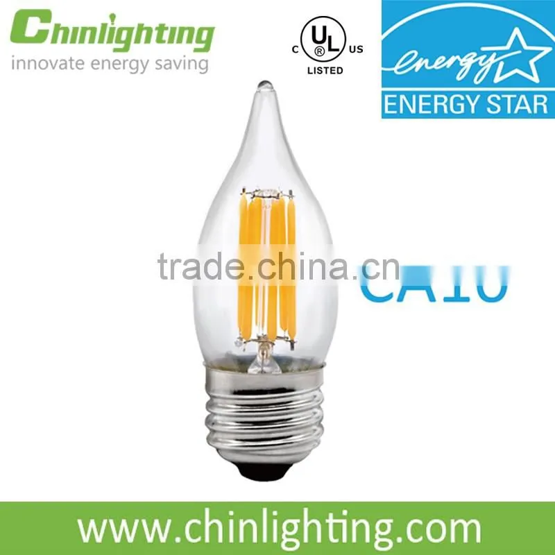 ENERGY STAR led candle shape dimmable decorative e26 e12 dimmable led lamp