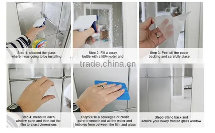 Self Adhesive window film / privacy window tinting film