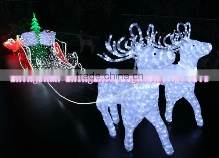 Illuminated Polar Bear Christmas 3D animals and figures