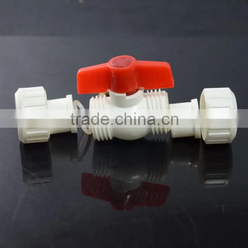 Best sell ppr fittings Plastic Pipe Valve PPR Plastic Stop Tap Valve for Water Pipe