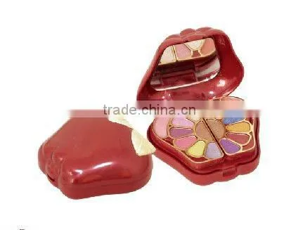 cosmetic set with 14eyeshadow,10lipgloss and a mirror