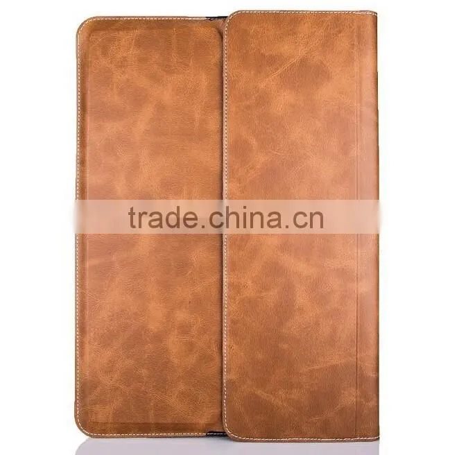 Flexible synthetic PU leather case for ipad, synthetic leather case