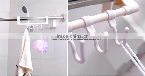 Bathroom Towel Rack With Five Hooks