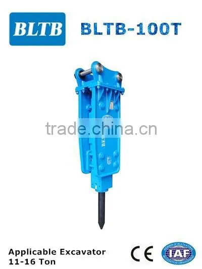 BLTB-100 series hydraulic demolition hammer used for breaking stones (hydraulic breaker)