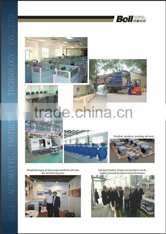 pneumatic actuators control butterfly valve