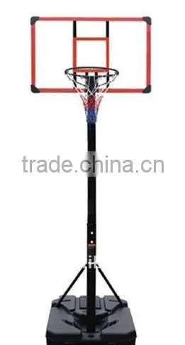 portable and movable mini basketball stand With Glass Basketball Backboard