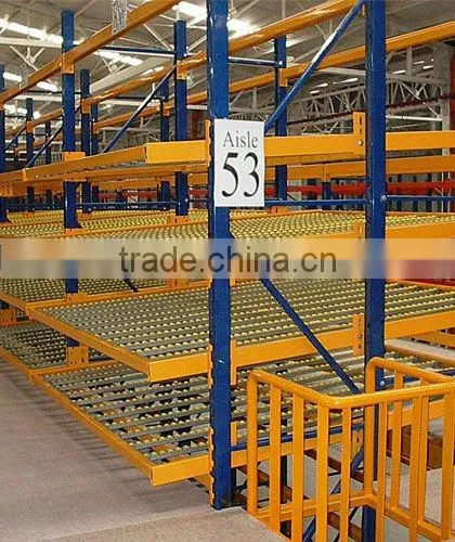 gravity flow racking system