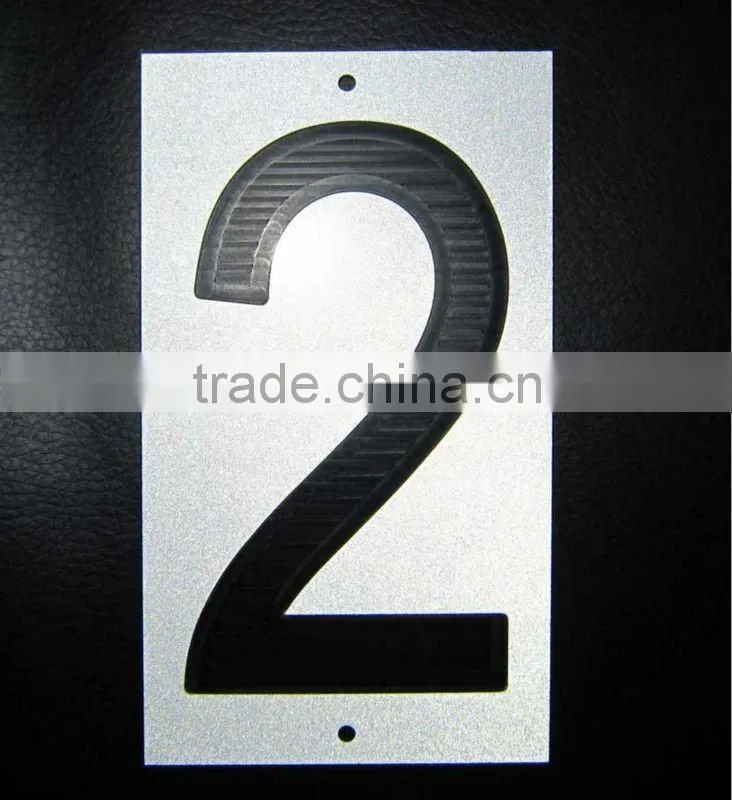 Reflective Classice Adhesive Reflective House Numbers Stickers