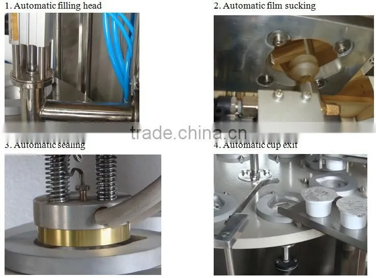 Rotary K cup filling Sealing Machine