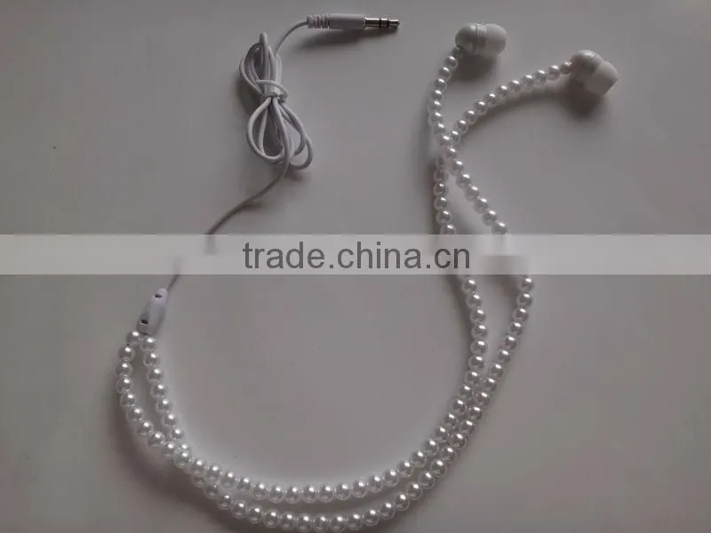 PS-I087 2014 shenzhen new design hot sale necklace earphone