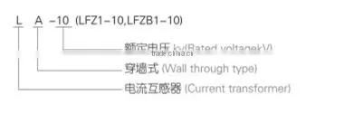 LA-10(LFZ1-10, LFZB1-10) wall through type current transformer 10kv from yueqing