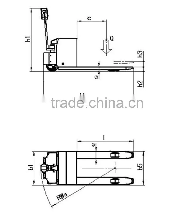 2 Ton Mechanical Pallet Truck