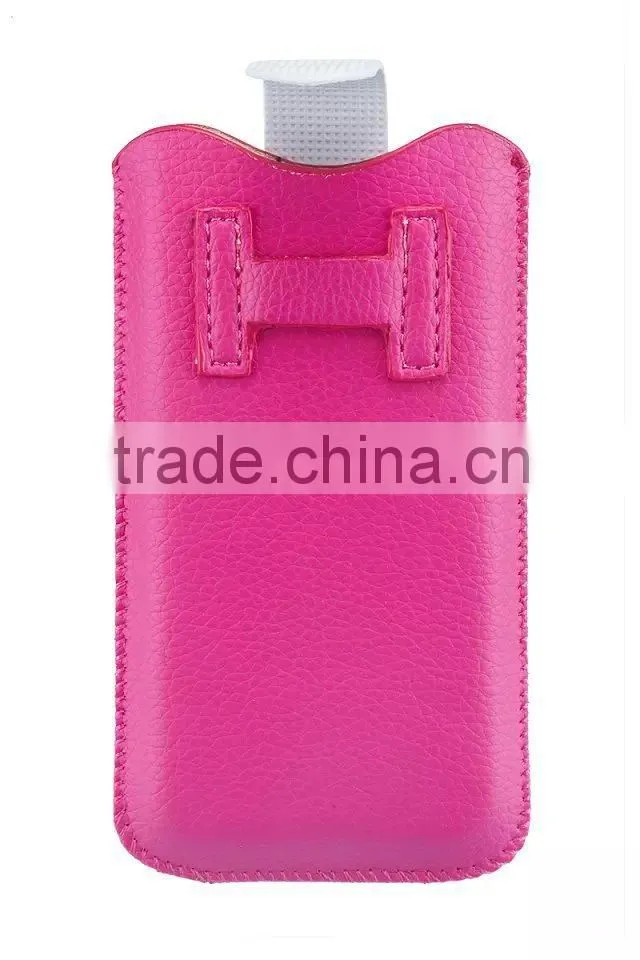 Free shipping Belt Clip Leather Flip Case for iPhone 4g 5G Pouch Holster Cover