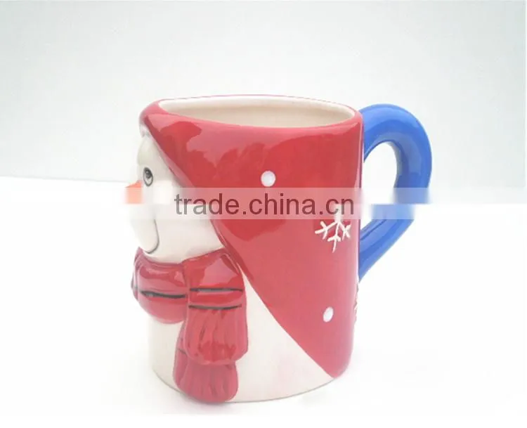 Wholesale ceramic Christmas 3D mug