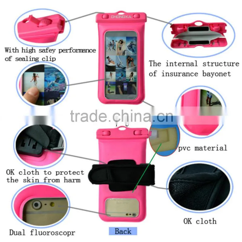 Promotion Gifts PVC Clear Waterproof Cover Phone Bags
