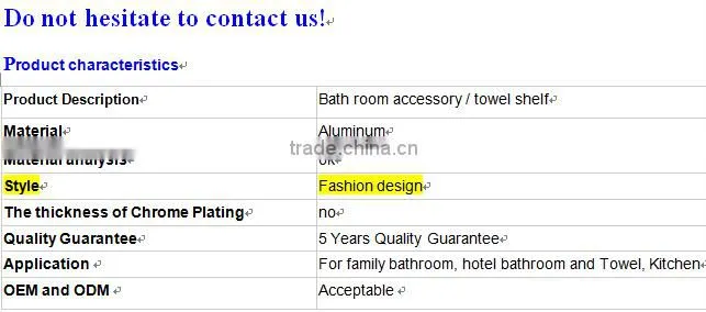 Ningbo High Quality Bathroom Accessory /Golden color /Toilet brush #81001