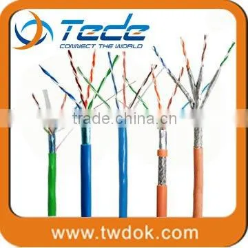 lan cable cat6 FTP/UTP pure copper with passed fluke test