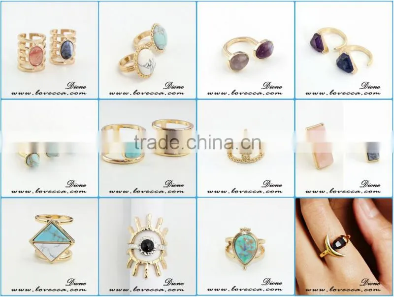 2016 New Arrival Women Creative Jewelry Gold/Silver Alloy Cute Fashion Finger Ring