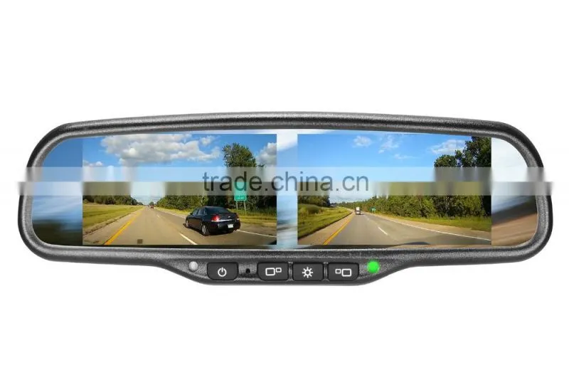 Multipul screen display rear view mirror monitor especially for trucks