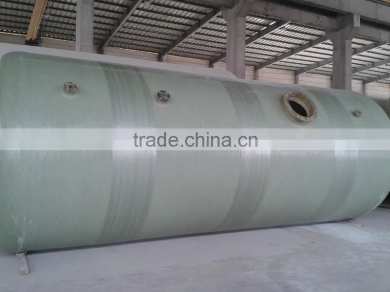 Alibaba Assurance! FRP Winding Food Processing Tank Vessel