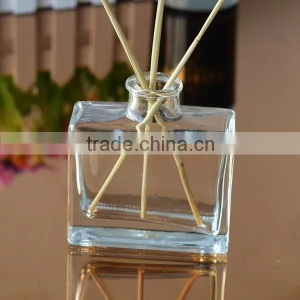 Rectangular glass bottle Glass natural scent diffuser bottle reed diffuser glass bottle
