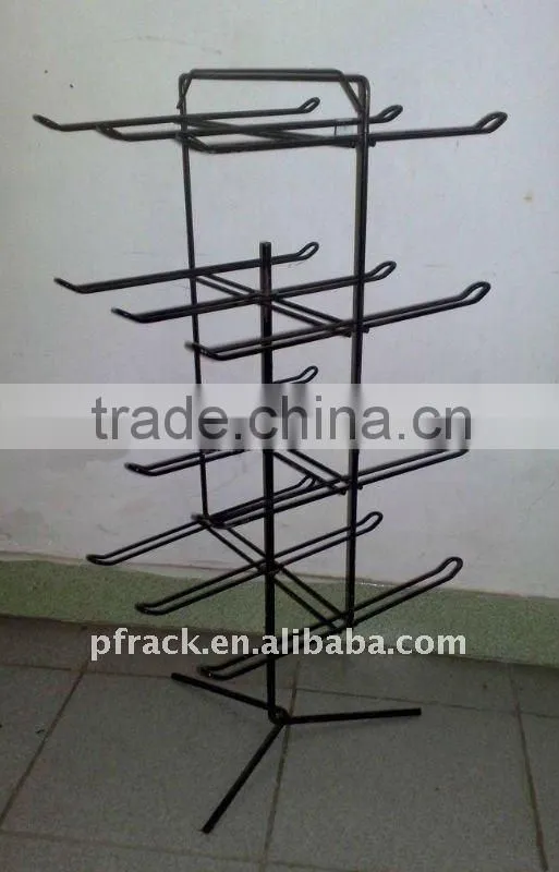 Metal wire cloth rack stand in house P-1315