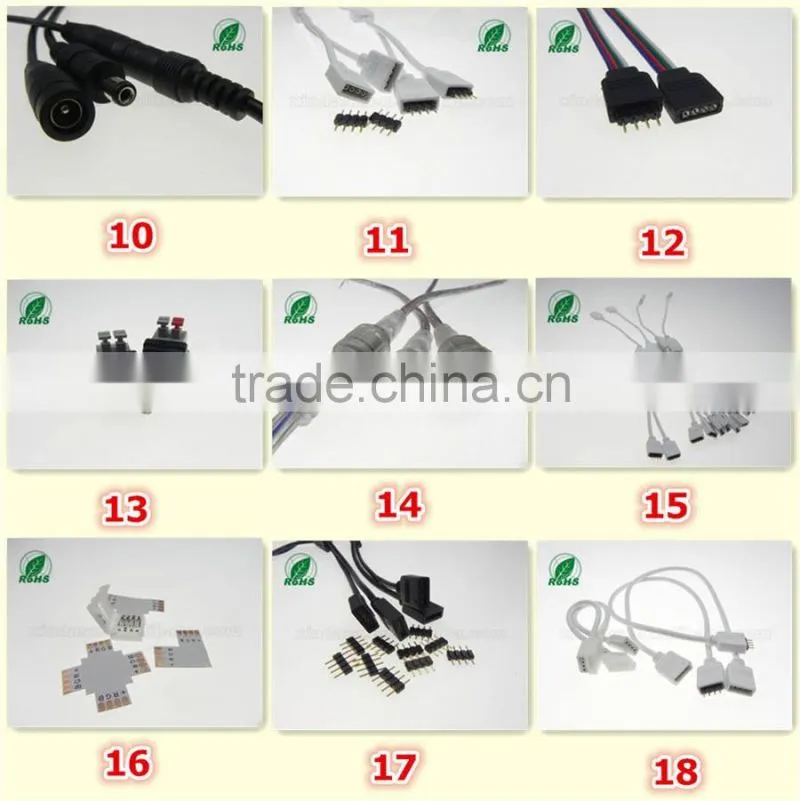 3528 strip light connector with wire leads