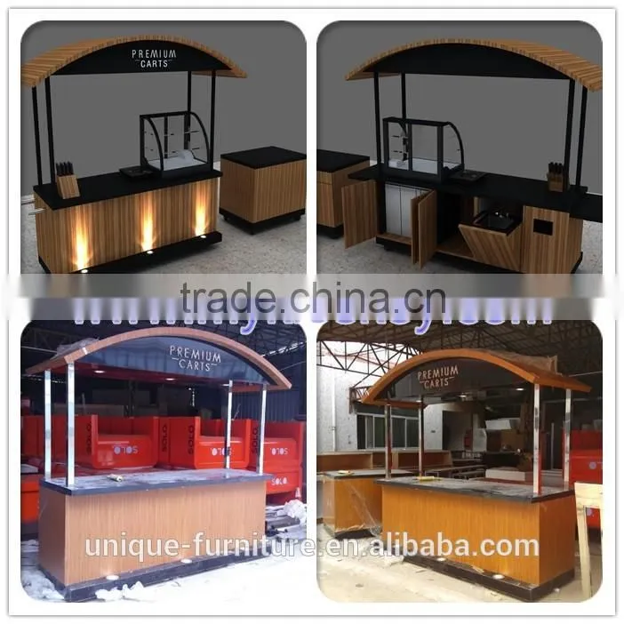 Moibile ourdoor food cart / coffee cart design for sale