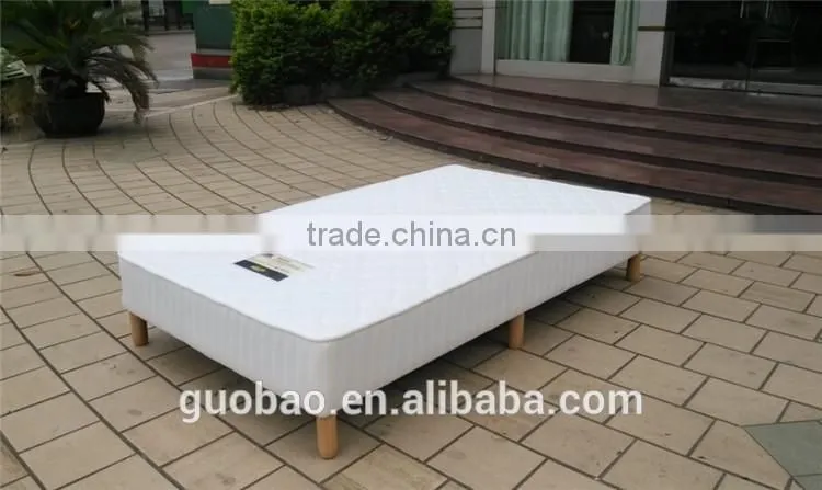 Manufactory various kinds of firm soid wood foundation/durable Sleeping Bed base all size solid wood mattress box spring bed
