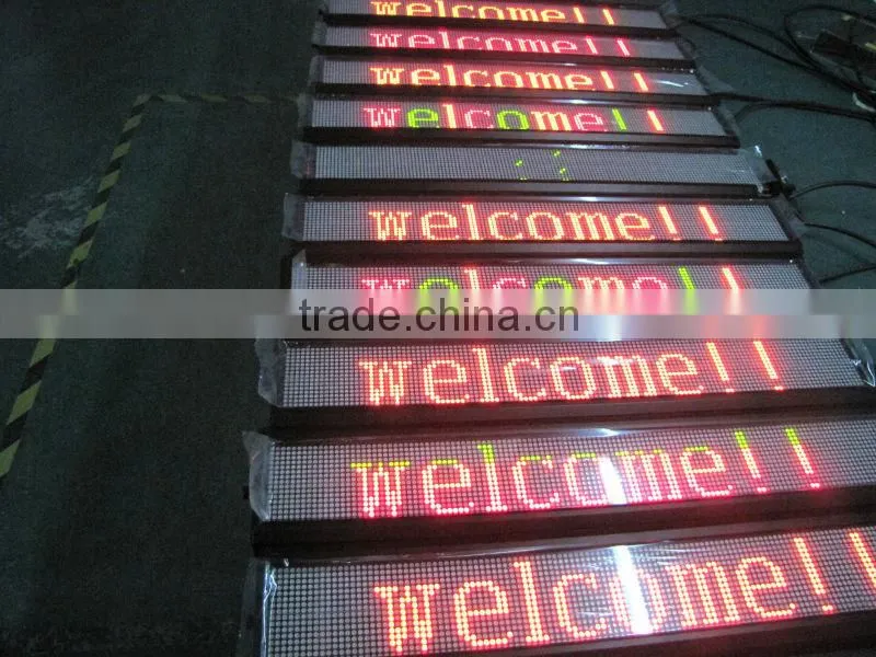 Sinoela full color indoor lights led message board, semi outdoor LED Message panel Multi Lines, advertising led signs display