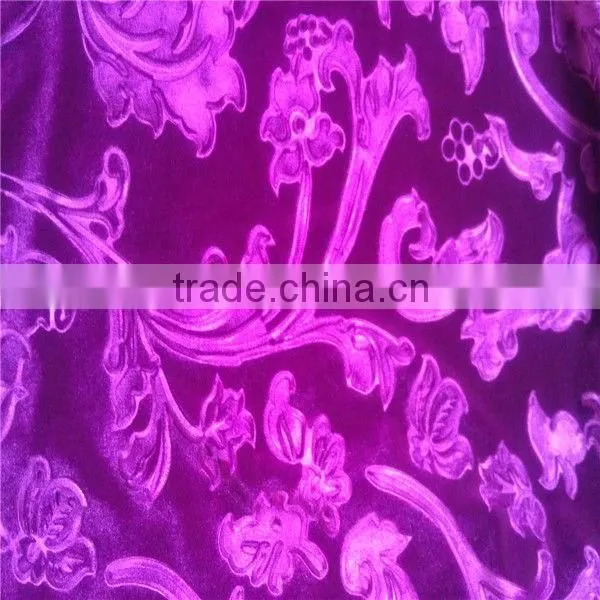 High quality good strech korean velvet /uphostery fabric