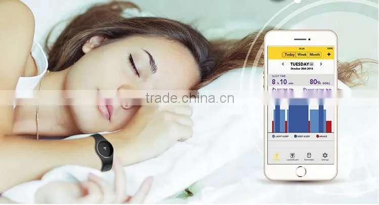 Smart sports bracelet with health care