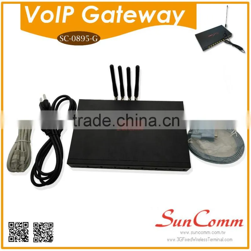 SC-0895-G cheap 4 channel high quality GSM VoIP Channel