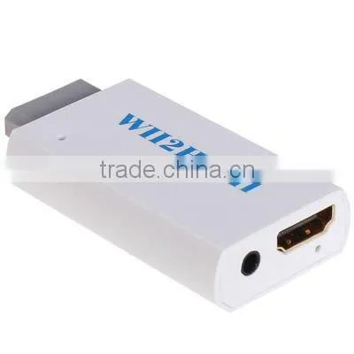 WII to HDMI Adapter (Bypass), Video and audio in full digital HDMI format, no transmission loss!