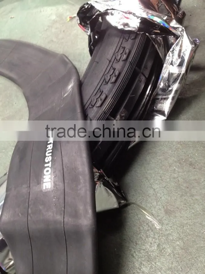 motorcycle natural and Butyl inner tube 4.50-18