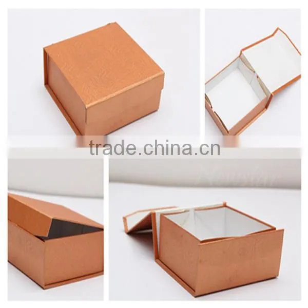 customized rigid collapsible box ,collapsible box with hotstamp