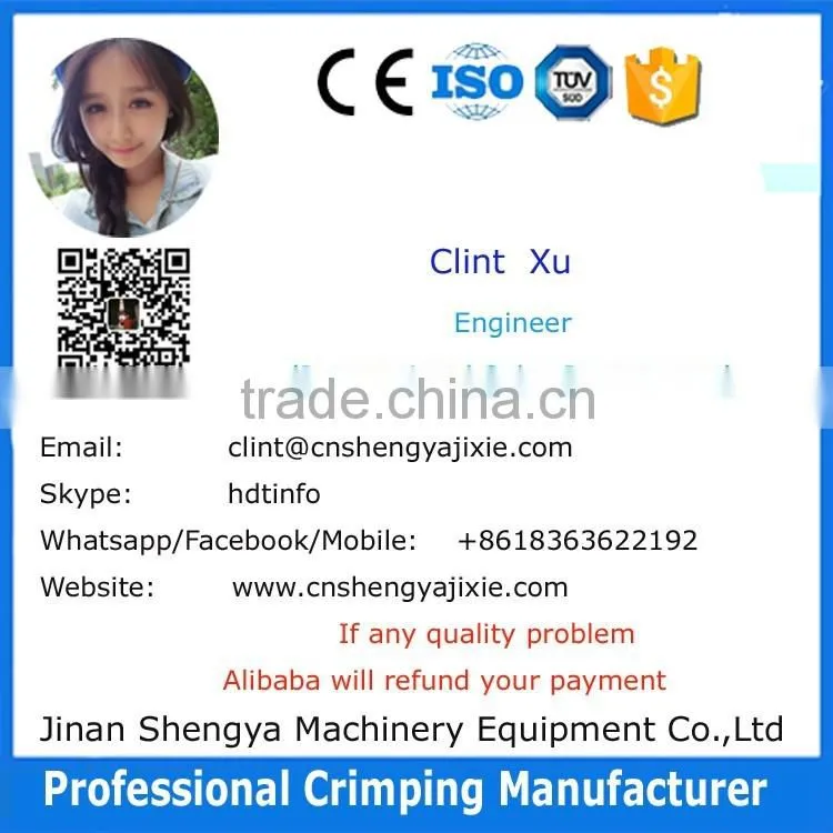 SY-DC32 12V 24V 1/8-2'' inches best rubber designer hydraulic hose crimpers