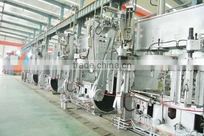 Tire curing press