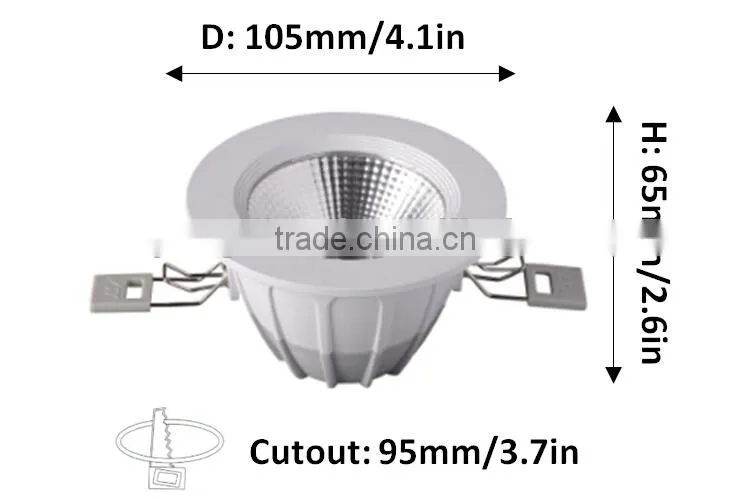 Jewellery showroom furniture design / LED suspended downlight 7w / COB led lamp factory