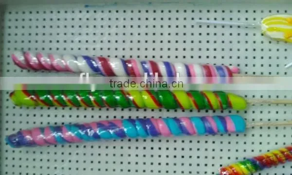 Fruit Flavour Sweets Swirl giant Lollipops stick