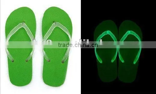 Beach flip flop with Glowing glow slipper