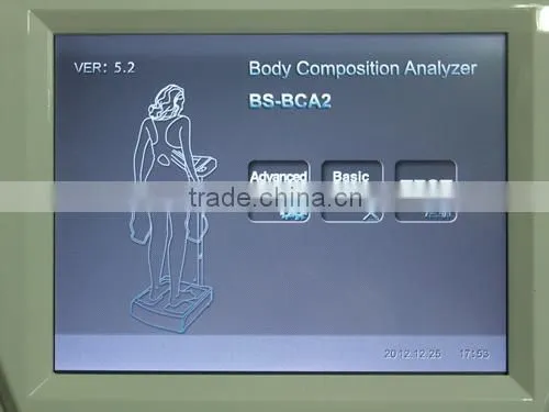 Body composition analyzer for body fat testing