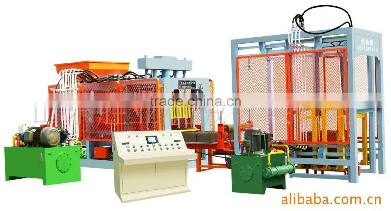 China product fully automatic system hydraulic concrete block making machine for build house in Africa high output block machine