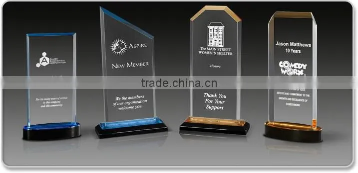 2014 Hot acrylic trophy parts,acrylic trophy parts manufacturer